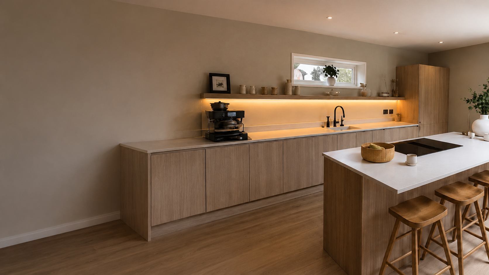 Kitchen lighting installation by Smith & Co Electrical